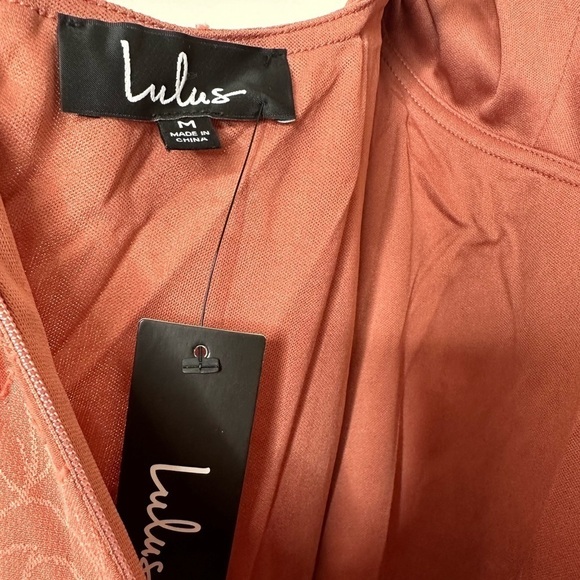 LULUS Days of Beauty Rose Pink Burnout Floral
Skater Dress M NWT - Picture 10 of 10